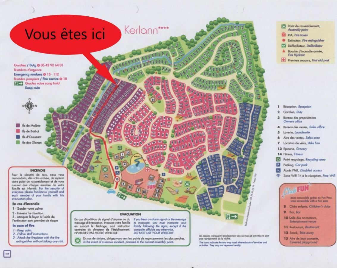 Mobil-Home 6/8 Personnes Au Domaine De Kerlann, Pont-Aven Eksteriør bilde